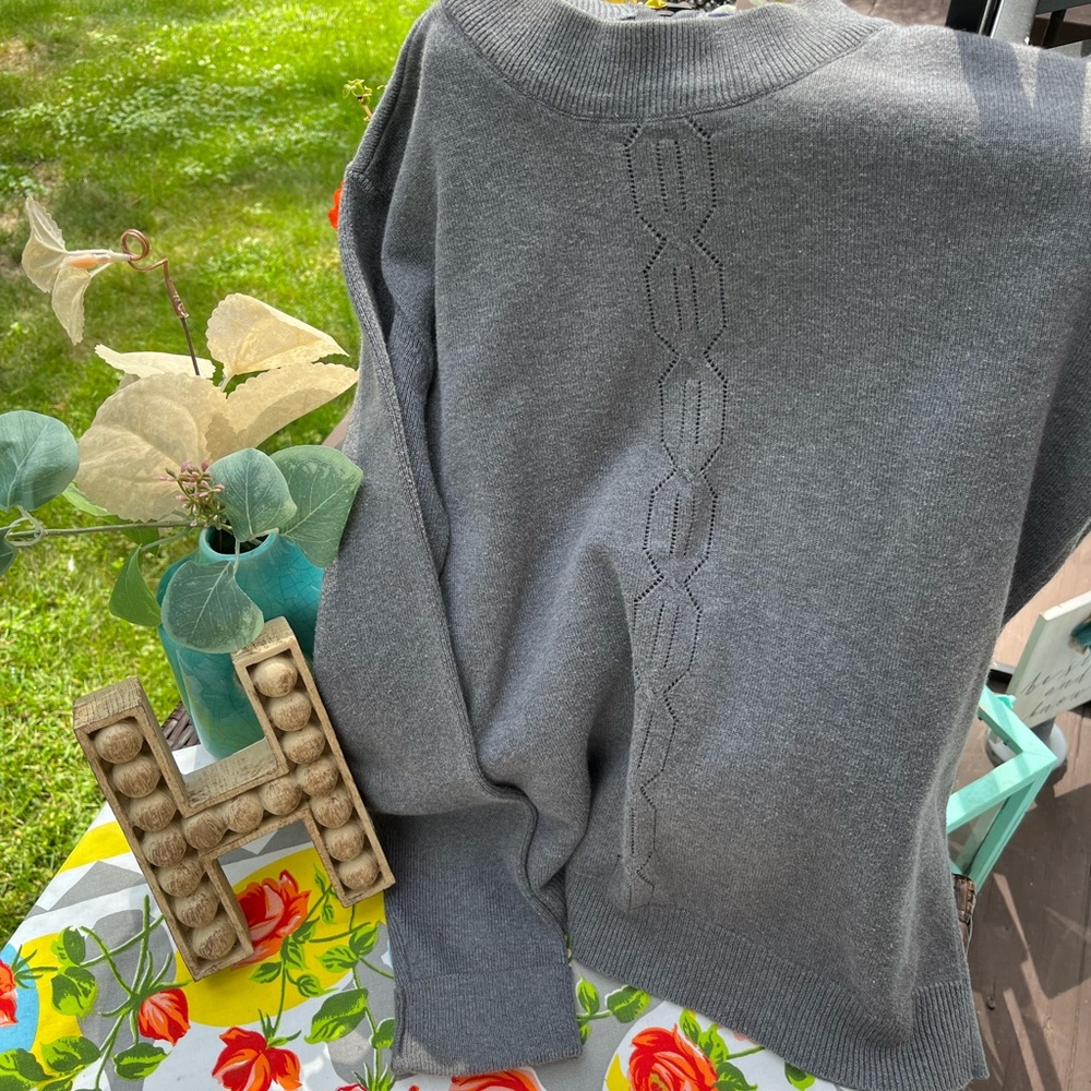 Gap, Mock turtleneck sweater with back zipper